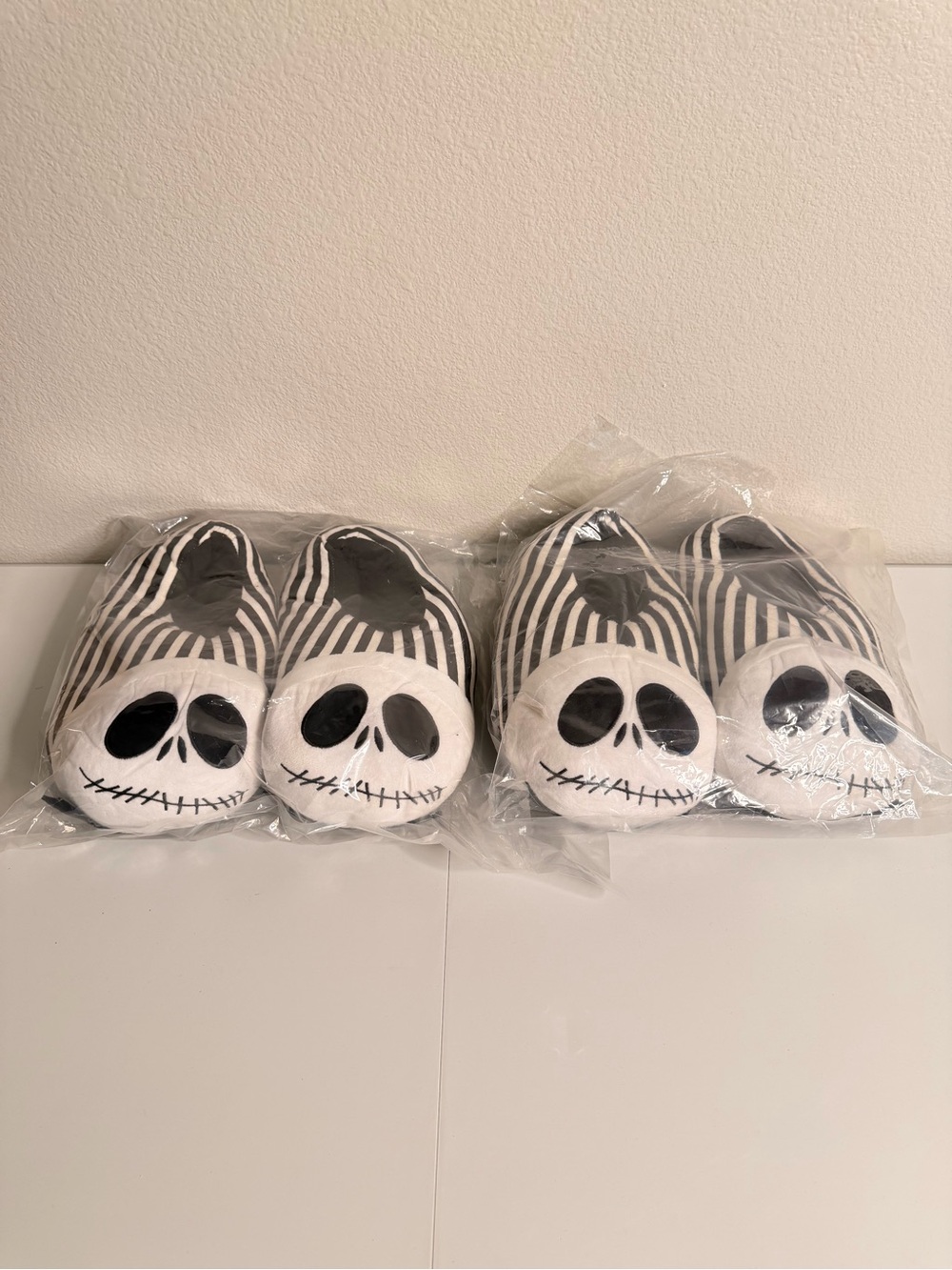 Nightmare Before Christmas Jack Skellington  House Slippers